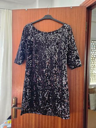 Blusa o vestido corto manga larga rosa