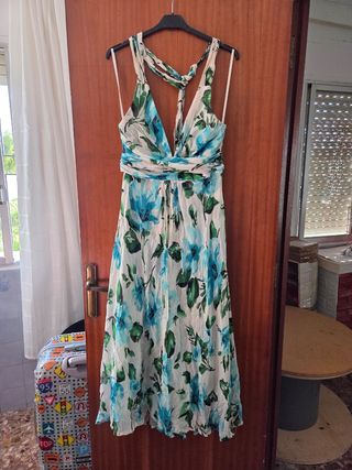 Blusa o vestido corto manga larga rosa