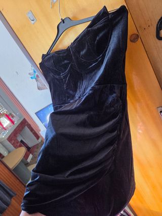 Blusa o vestido corto manga larga rosa