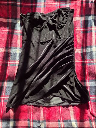 Blusa o vestido corto manga larga rosa