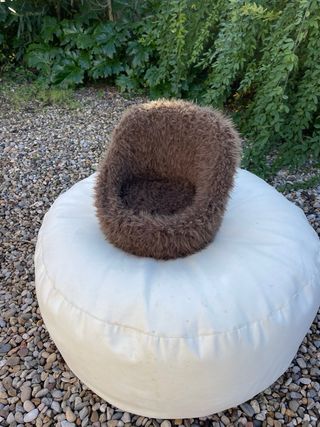 Sillón sesión newborn marrón