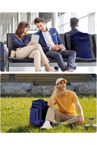 Mochila Cabina Ryanair ECOHUB 40x20x25 Azul