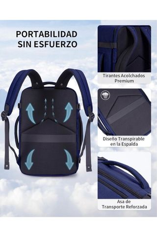 Mochila Cabina Ryanair ECOHUB 40x20x25 Azul