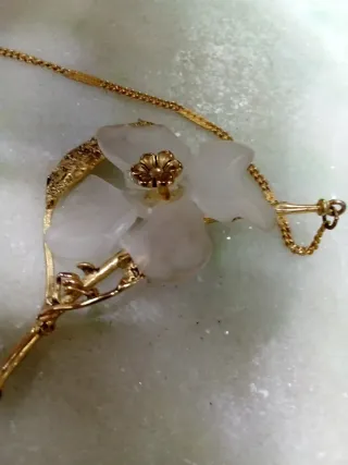 Collana con ciondolo a croce vintage