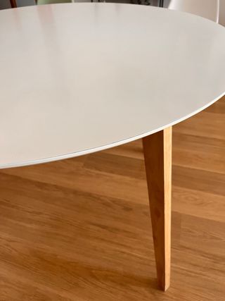 Mesa redonda comedor madera