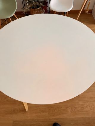 Mesa redonda comedor madera