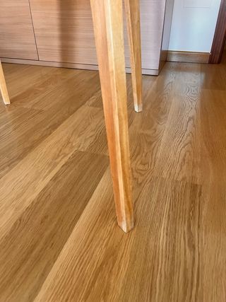 Mesa redonda comedor madera