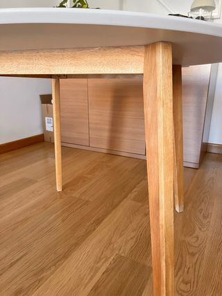 Mesa redonda comedor madera