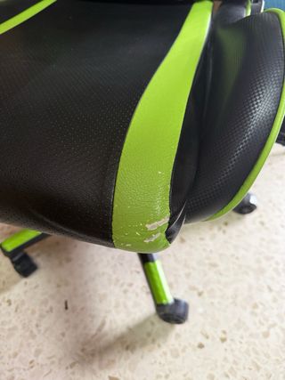 Silla Gamer Negra y Verde