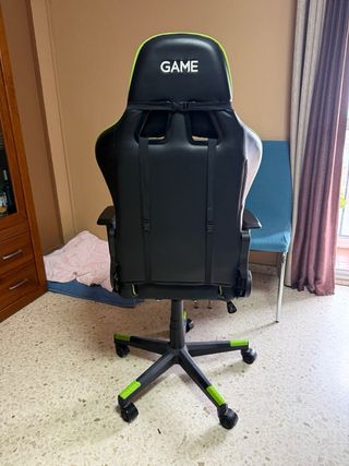 Silla Gamer Negra y Verde