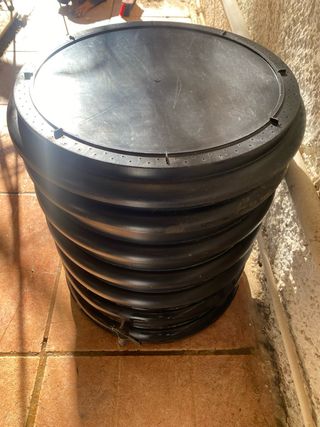 Compostador lombrices compostera