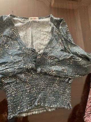 2 Blusas de Pink Pomelo Estampada .