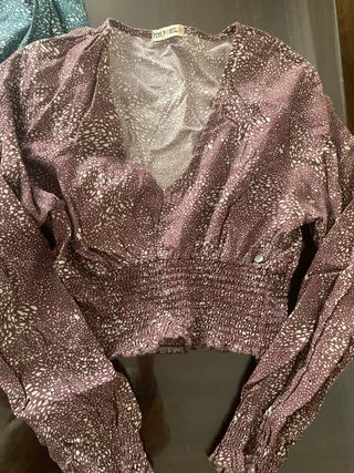 2 Blusas de Pink Pomelo Estampada .