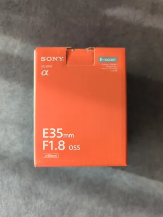 Objetivo Sony 35mm F1.8 APS-C OSS