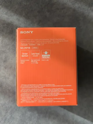 Objetivo Sony 35mm F1.8 APS-C OSS