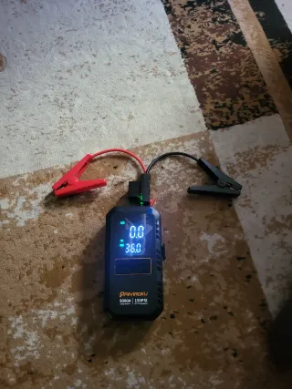 Arrancador de Batería Coche con Compresor de aire