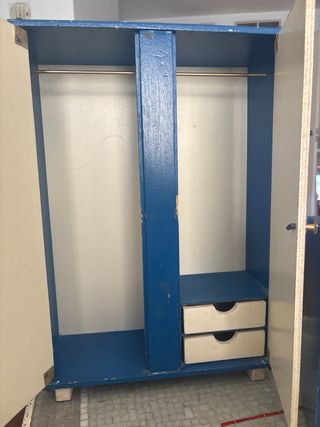 Armario y cajonera Nancy antiguos