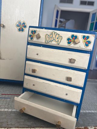 Armario y cajonera Nancy antiguos