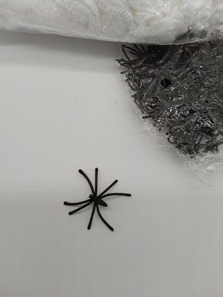 Telaragna di Halloween, 400g di tele di ragno decorative + 80 pezzi di ragno, Telaragna per decorazione della casa