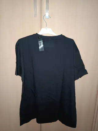 Camiseta Negra Hombre Talla L