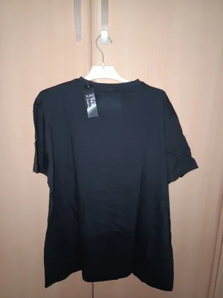 Camiseta Negra Hombre Talla L