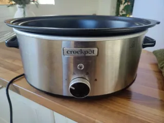 Olla de cocción lenta Crock-Pot 6.5L Acero Inox