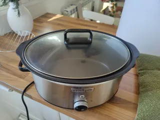 Olla de cocción lenta Crock-Pot 6.5L Acero Inox