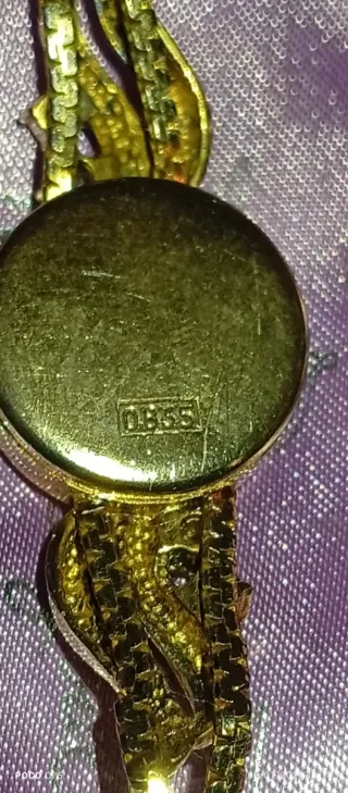 Elegante reloj antiguo de plata 835