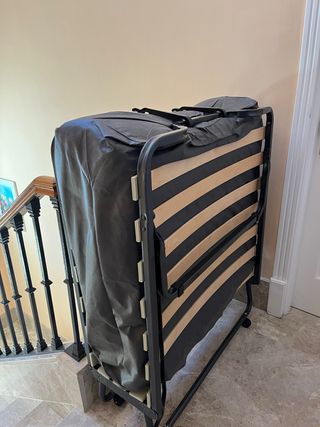 Cama 80cm con somier y ruedas