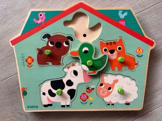 Puzzle madera Djeco animales
