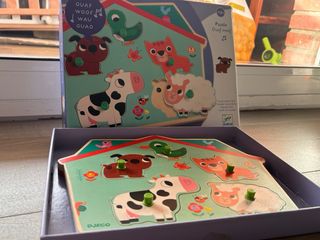 Puzzle madera Djeco animales