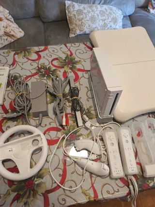 Consola Nintendo Wii con juegos y accesorios