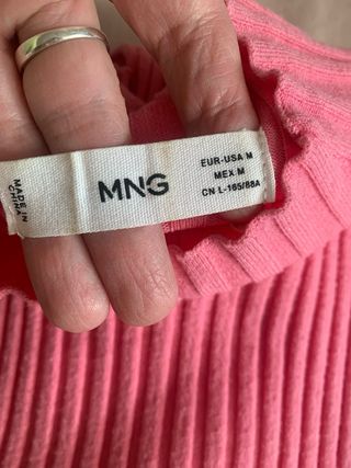 Jersey Mango Talla M Rosa