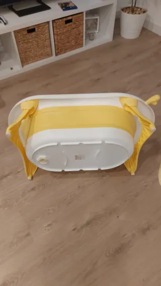 Bañera bebé plegable y cojín