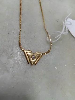 Collana elegante con zircone