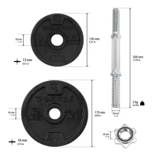 Maletín Mancuernas 20kg