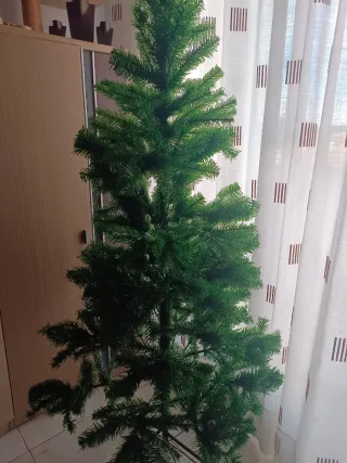 Árbol de Navidad artificial verde