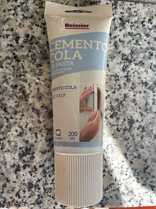 Cemento Cola en Pasta Beisser 200ml Blanco