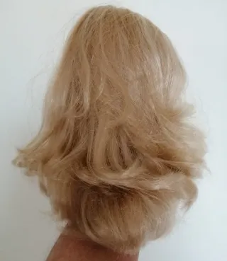 Cabeza Nancy ojos grises recién cambiados nueva