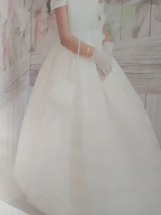Vestido de Primera Comunión blanco