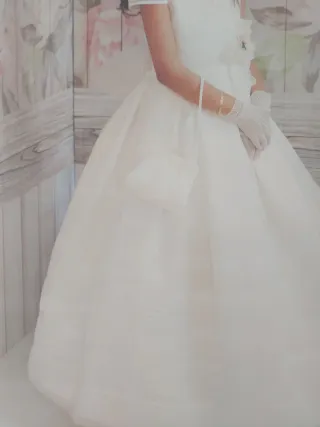 Vestido de Primera Comunión blanco