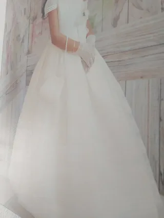 Vestido de Primera Comunión blanco