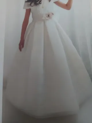 Vestido de Primera Comunión blanco