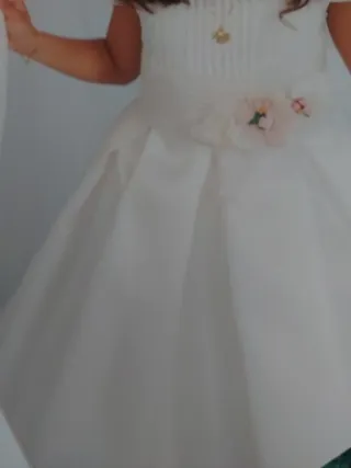 Vestido de Primera Comunión blanco
