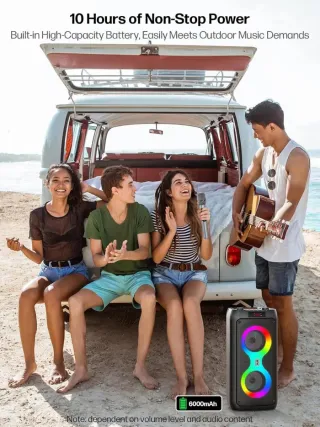 Altavoz grande Karaoke Bluetooth 120w