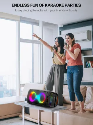 Altavoz grande Karaoke Bluetooth 120w