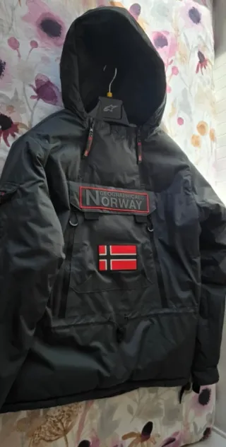 Chaqueta Geographical Norway Negra