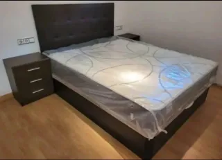 Canapé abatible con colchones