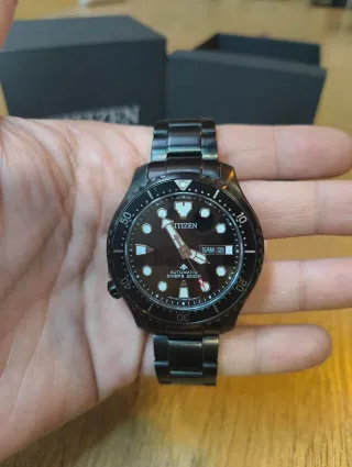 Citizen Promaster 200m NY0145-86E (Full Black)