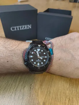 Citizen Promaster 200m NY0145-86E (Full Black)